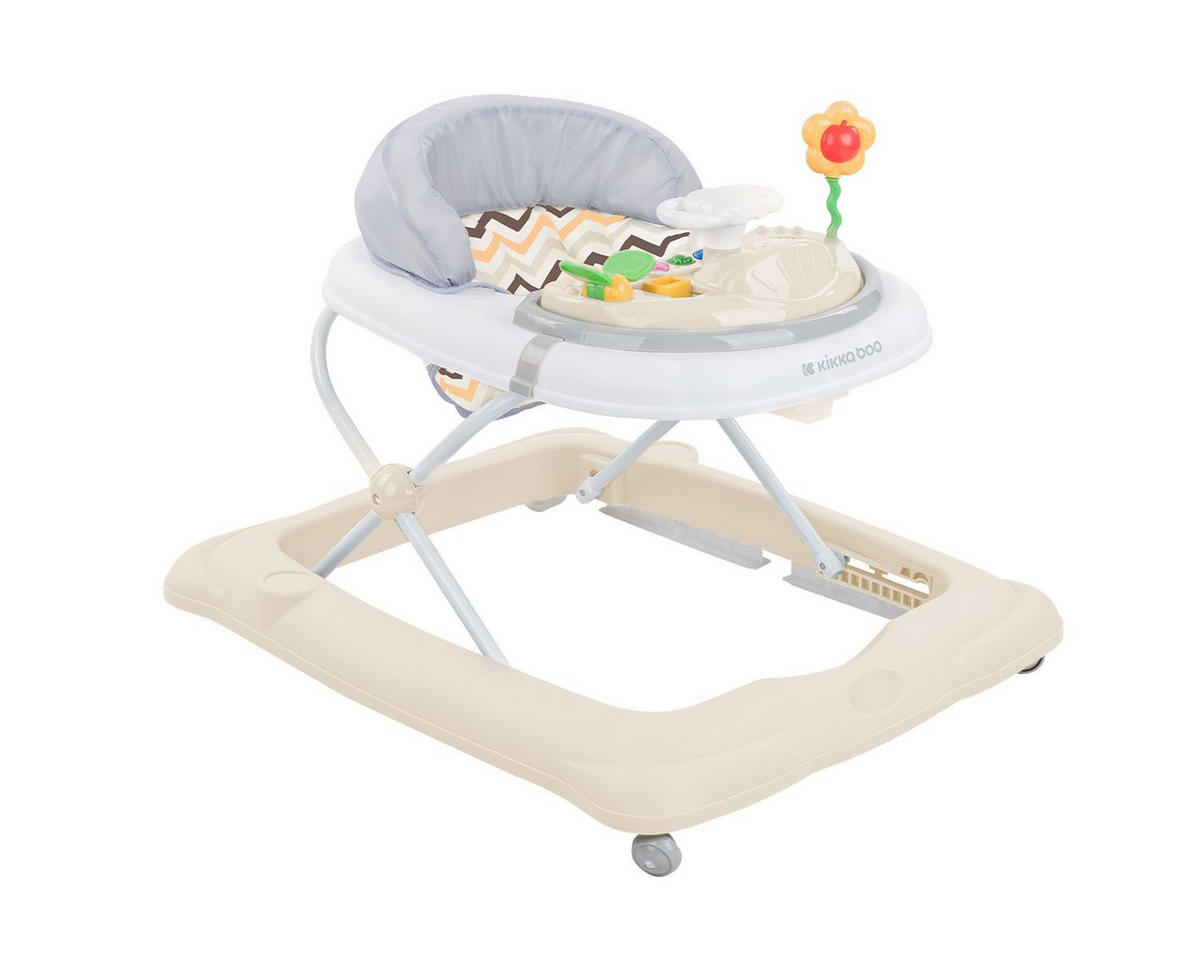 LAUFLERNHILFE Misty beige/braun klappbar, 3-fach höhenverstellbar, Spielcenter - Beige, Kunststoff (60/50/60cm) - Kikka boo