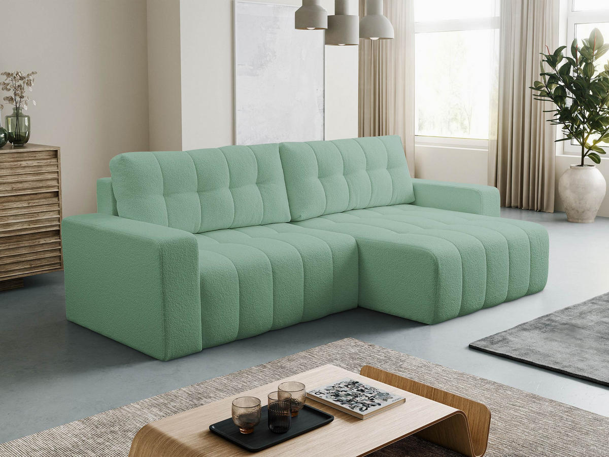 COLTAR Masone - verde mentă/negru, material plastic/material textil (245/143cm) - MIRJAN24
