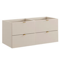 WASCHTISCHUNTERSCHRANK 120cm Azel Kaschmir - Beige, Holzwerkstoff (120/50/46cm) - Petits-meubles