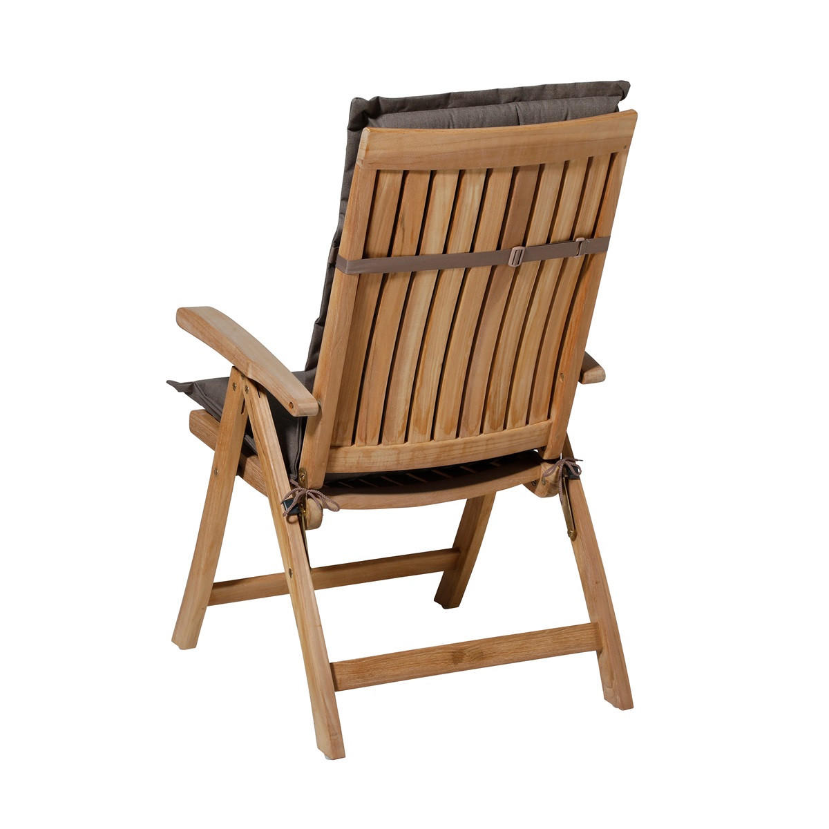GARTENSTUHLKISSEN Oxford 123/50 cm 4er-Set - Taupe, Textil (50/7/123cm) - Madison