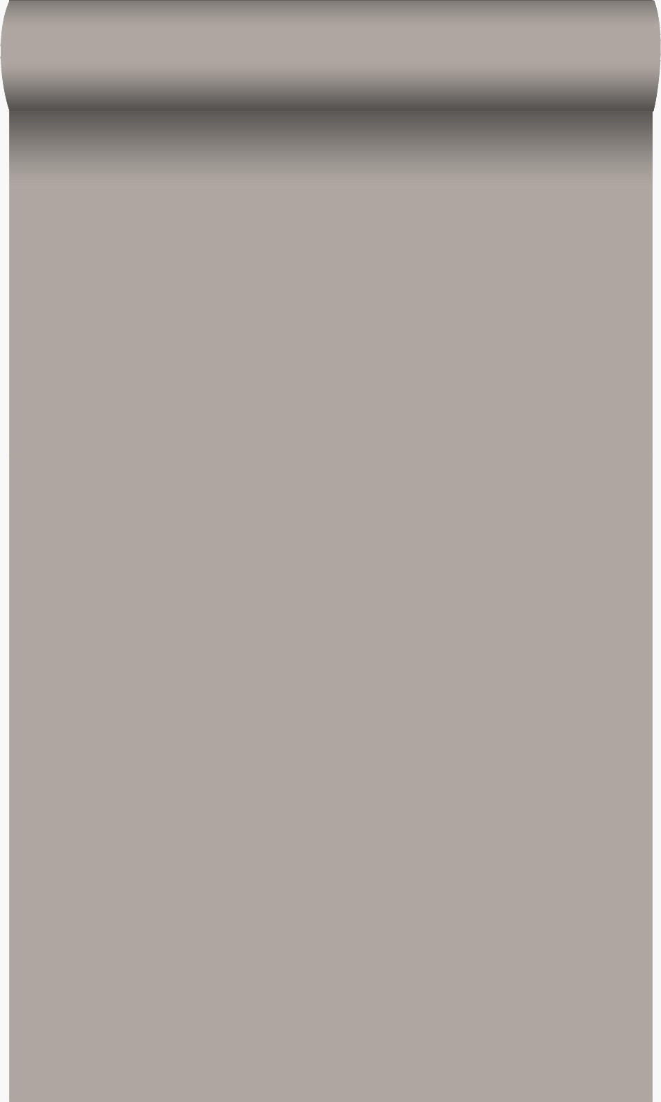 TAPETE Uni 53 cm x 10.05 m - Braun, Papier (53/1000cm) - Origin Wallcoverings