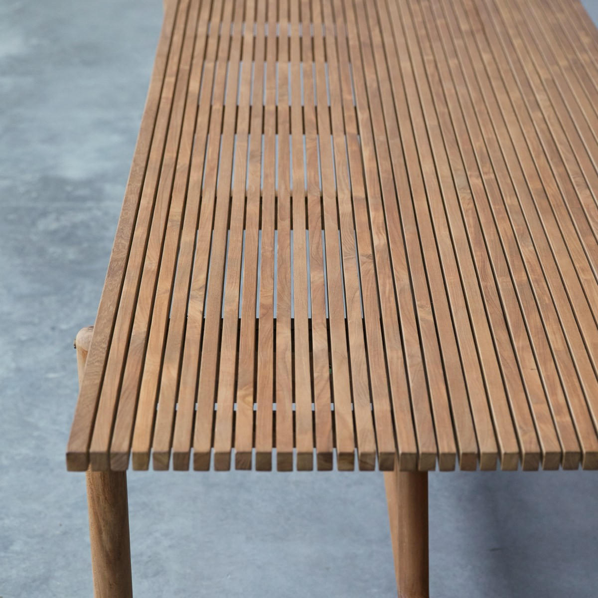 GARTENTISCH Fado Natur aus Teak - Naturfarben, Holz (100/240/76cm) - Tikamoon