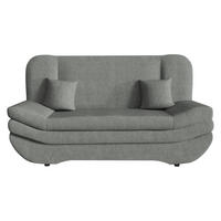SCHLAFSOFA Weronika - Schwarz/Alufarben, Holz/Kunststoff (200/95/90cm) - MIRJAN24