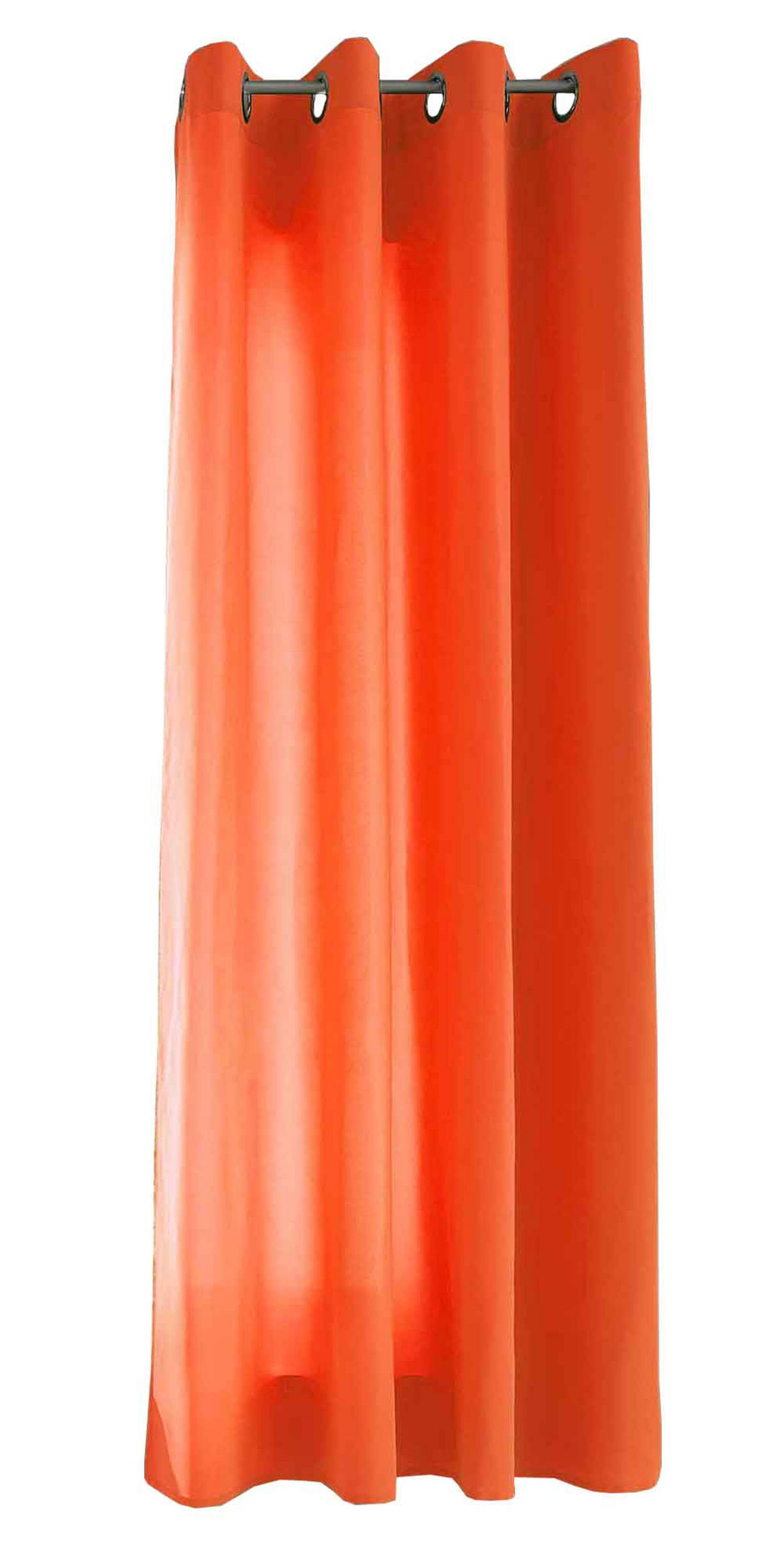 VORHANG BERLIN HxB 175x140cm Orange - Orange, Textil (140/175cm) - Gardinenbox