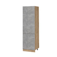 Honigeiche/Grau, Holzwerkstoff (60/206.8/57.2cm) - Vicco