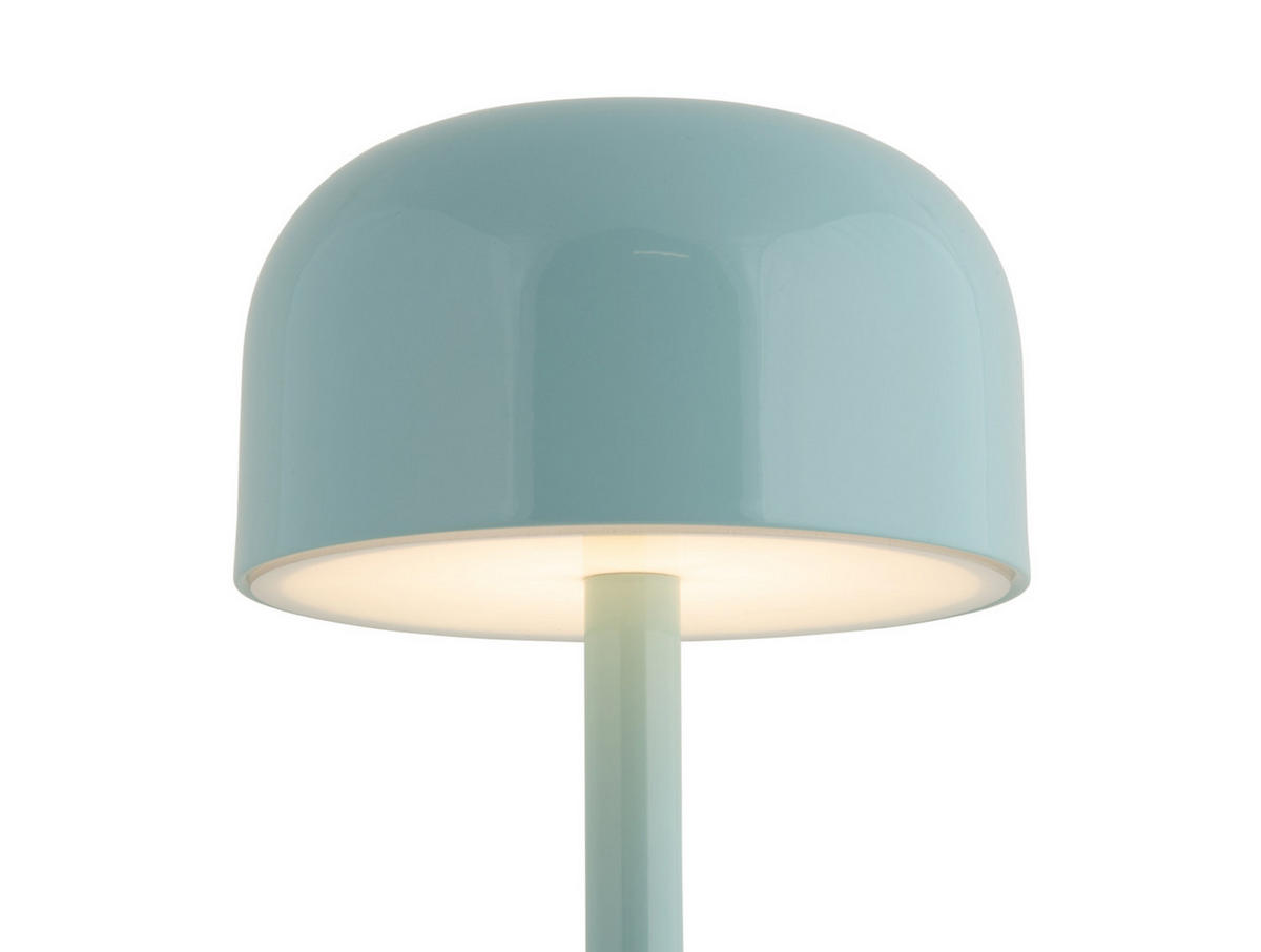 TISCHLAMPE James LED 12.5/12.5/24.5 cm - Blau, Metall (12.5/12.5/24.5cm) - Leitmotiv
