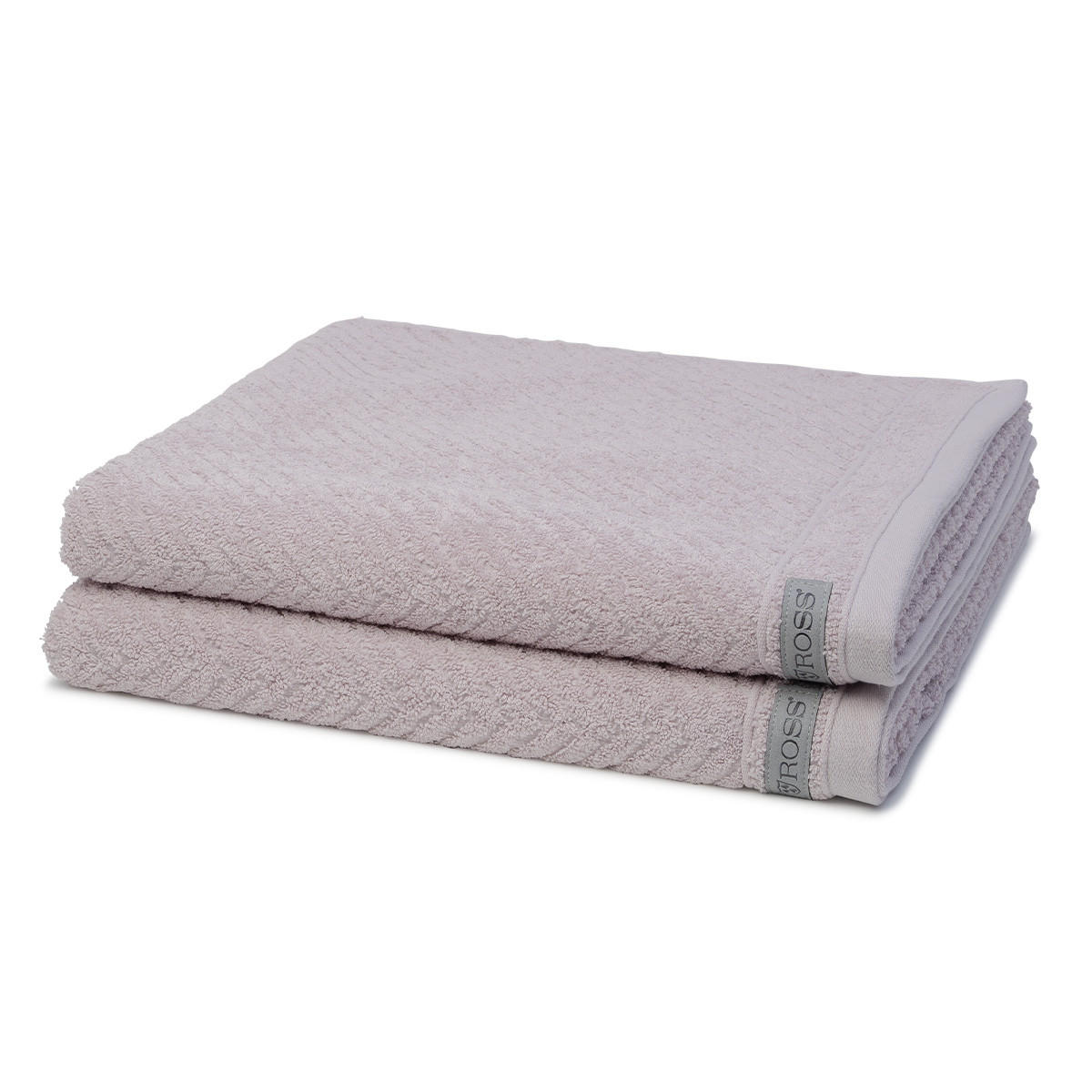 DUSCHTUCH Smart 2er-Set - Hellgrau, Textil (50/100cm) - Ross
