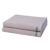 DUSCHTUCH Smart 2er-Set - Hellgrau, Textil (50/100cm) - Ross