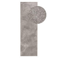 LÄUFER Nina waschbar 80/250 cm - Grau, Kunststoff (80/250cm) - benuta Nest