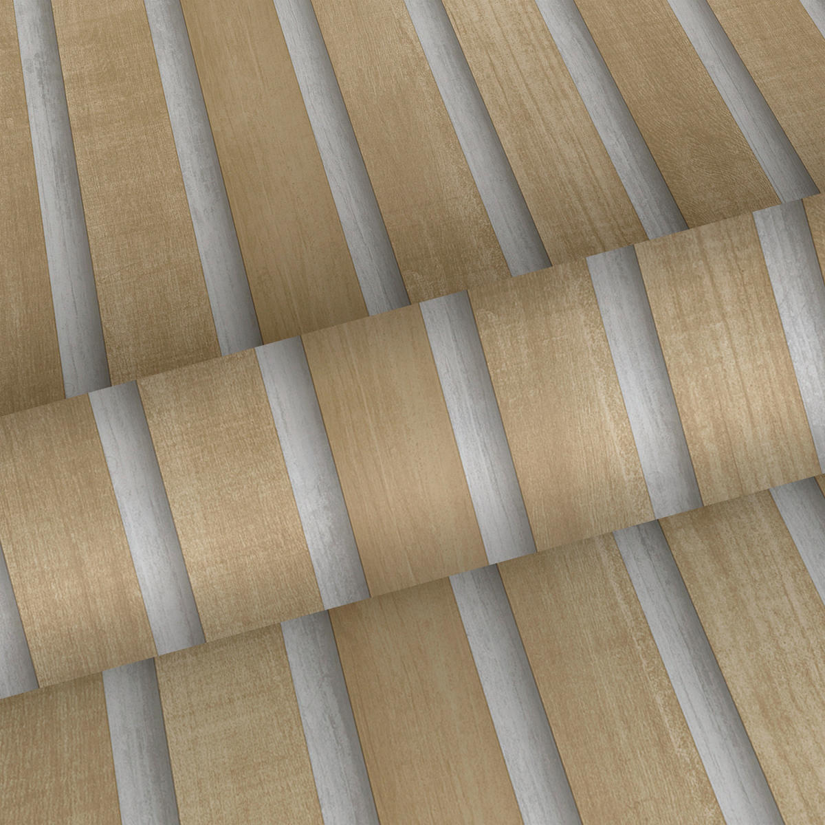 TAPETE 3D Holzpaneele 53 cm x 10 m - Braun, Papier (53/1000cm) - Sanders & Sanders