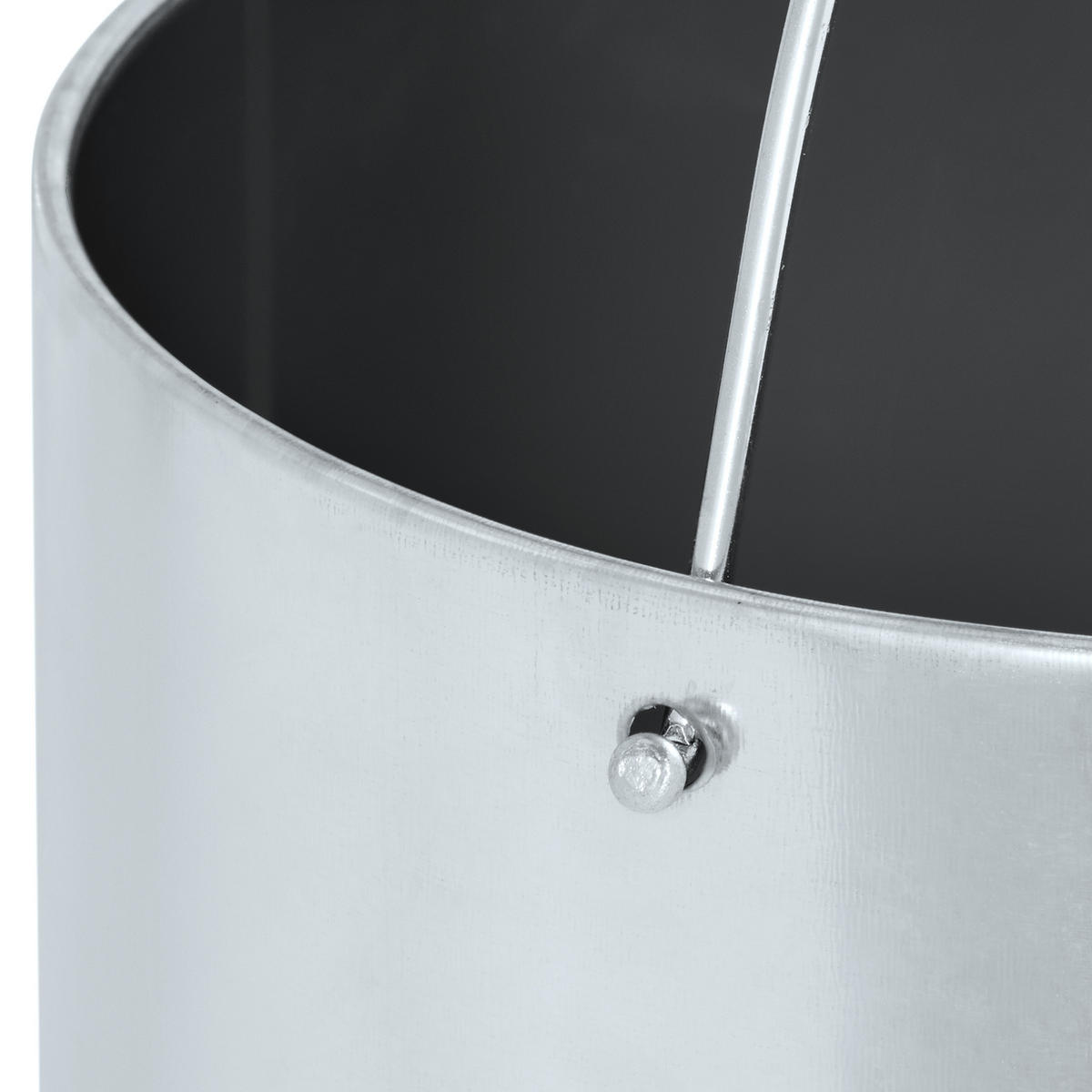 STANDASCHENBECHER ,25 x 61 cm,anthrazit - Anthrazit, Metall (25cm) - tectake