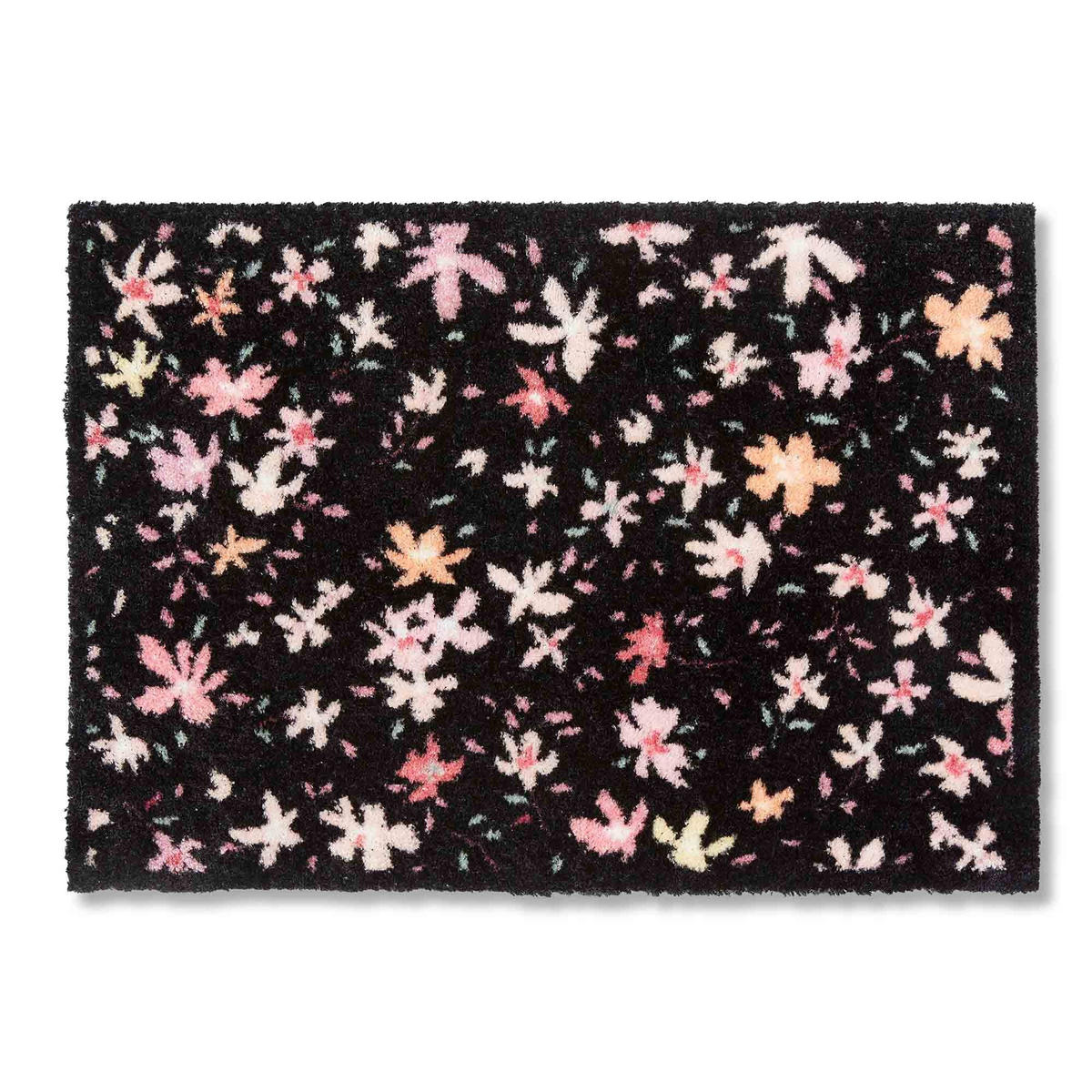FUSSMATTE WASCHBAR PURE & SOFT - Schwarz, Textil (50/70cm) - Astra