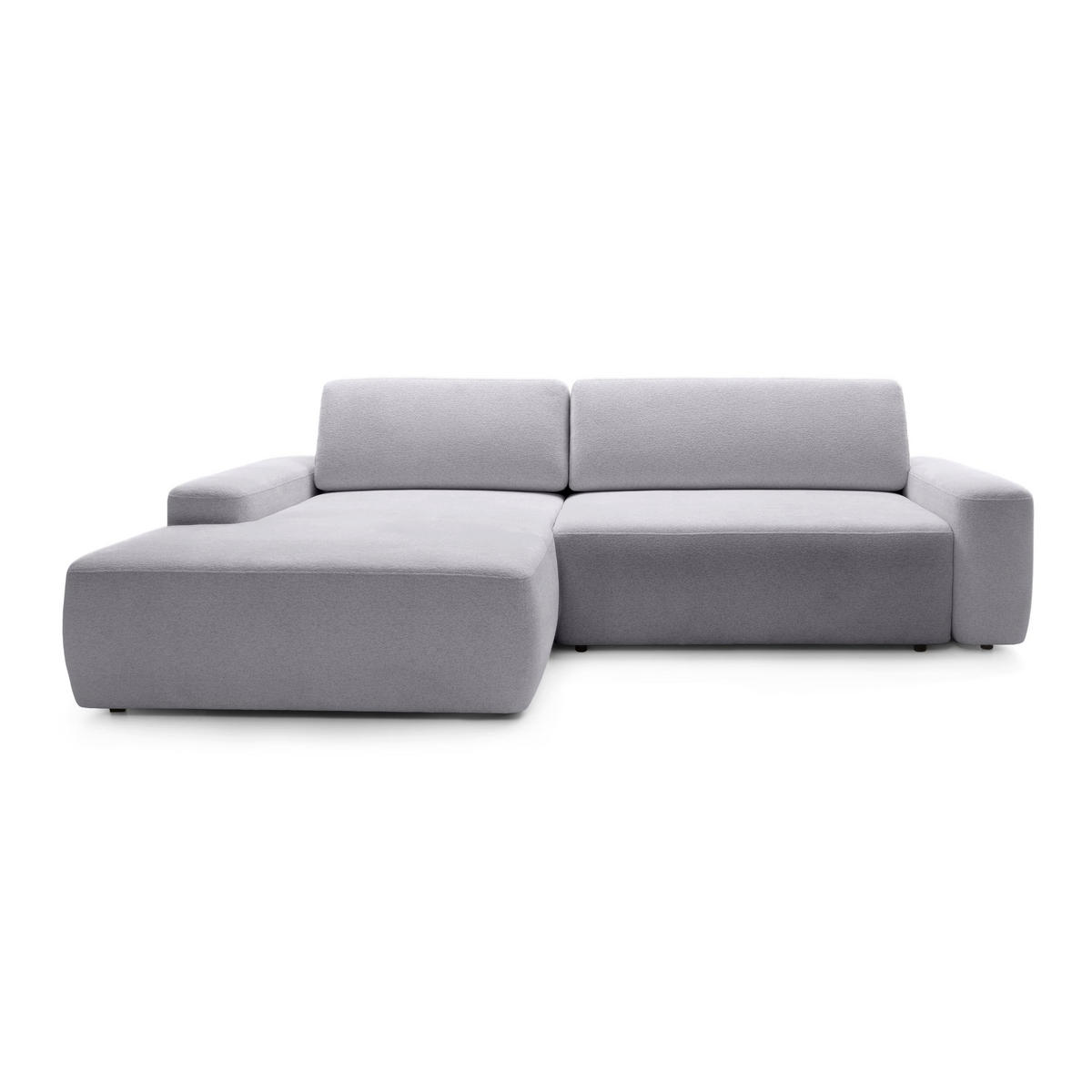 ECKSOFA Bamby Grau 264 cm - Grau, Textil (264/82/162cm) - Pillovely
