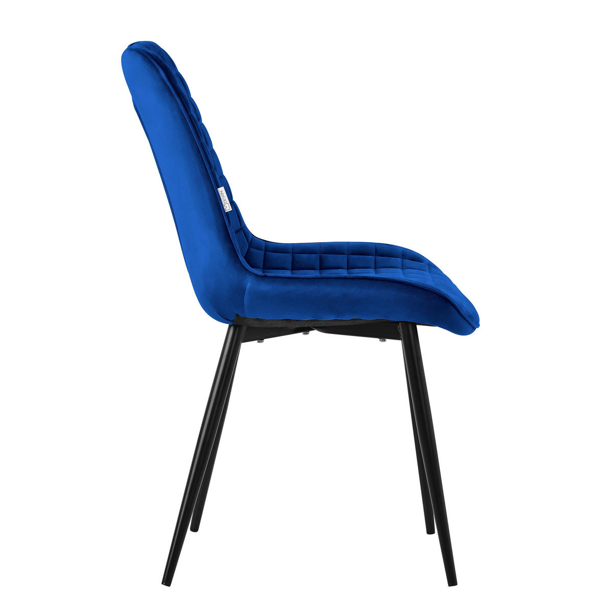 ESSZIMMERSTUHL Dunkelblau 2er Set - Dunkelblau, Metall (52/89/60cm) - ML-DESIGN