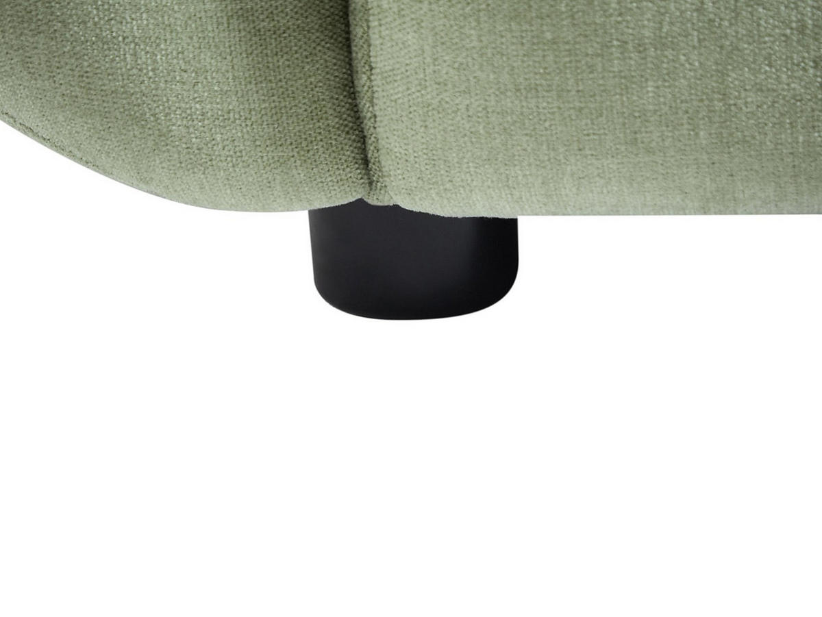 SOFA - 3 Personen - stoff - grün Julori - Grün, Kunststoff/Textil (205/76/92cm) - Vente-Unique