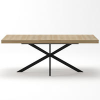 AUSZIEHTISCH Naturfarben 140-180/80/76 cm - Naturfarben, Holz (80/160/76cm) - PANGIVO