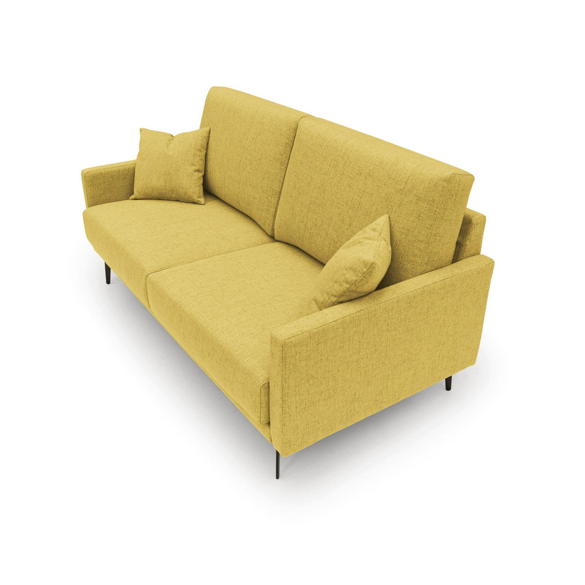LINEARSOFA Saturno - Gelb, Textil (160/94/90cm) - Divani.store