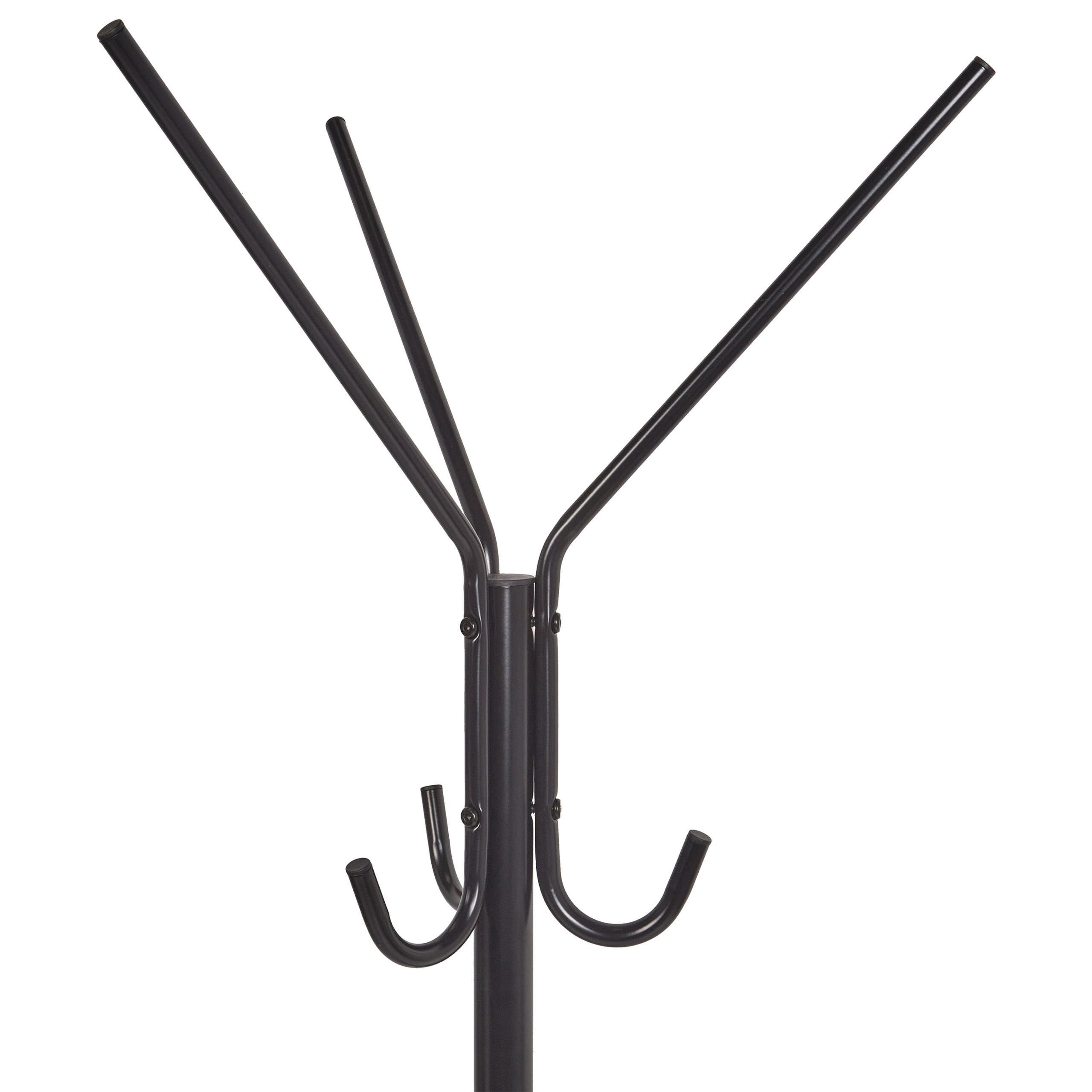GARDEROBENSTÄNDER Metall schwarz 175 cm Almena - Schwarz, Metall (55/175/55cm) - Beliani