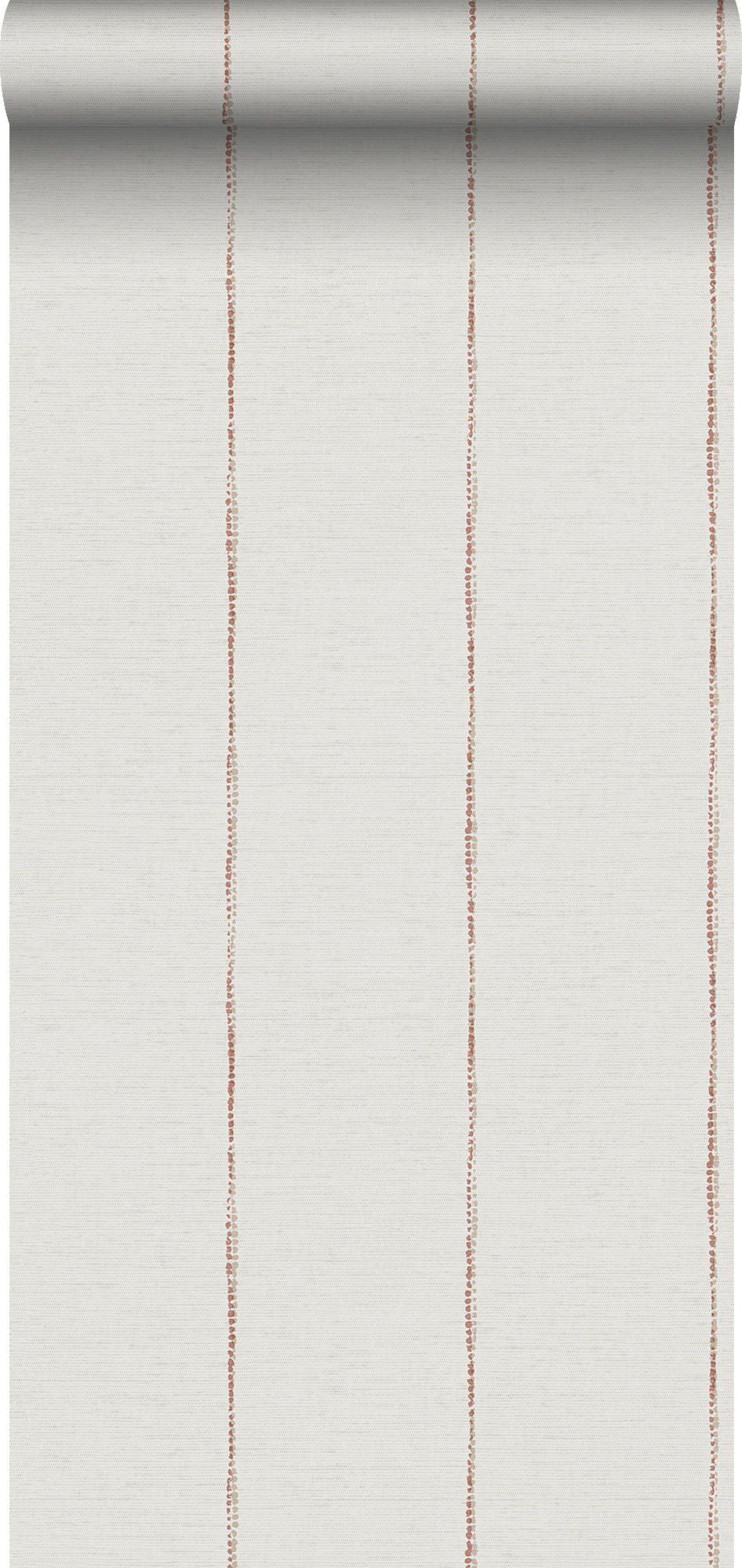 TAPETE gemalte Streifen 53 cm x 10,05 m - Terracotta, Papier (53/1000cm) - Sanders & Sanders