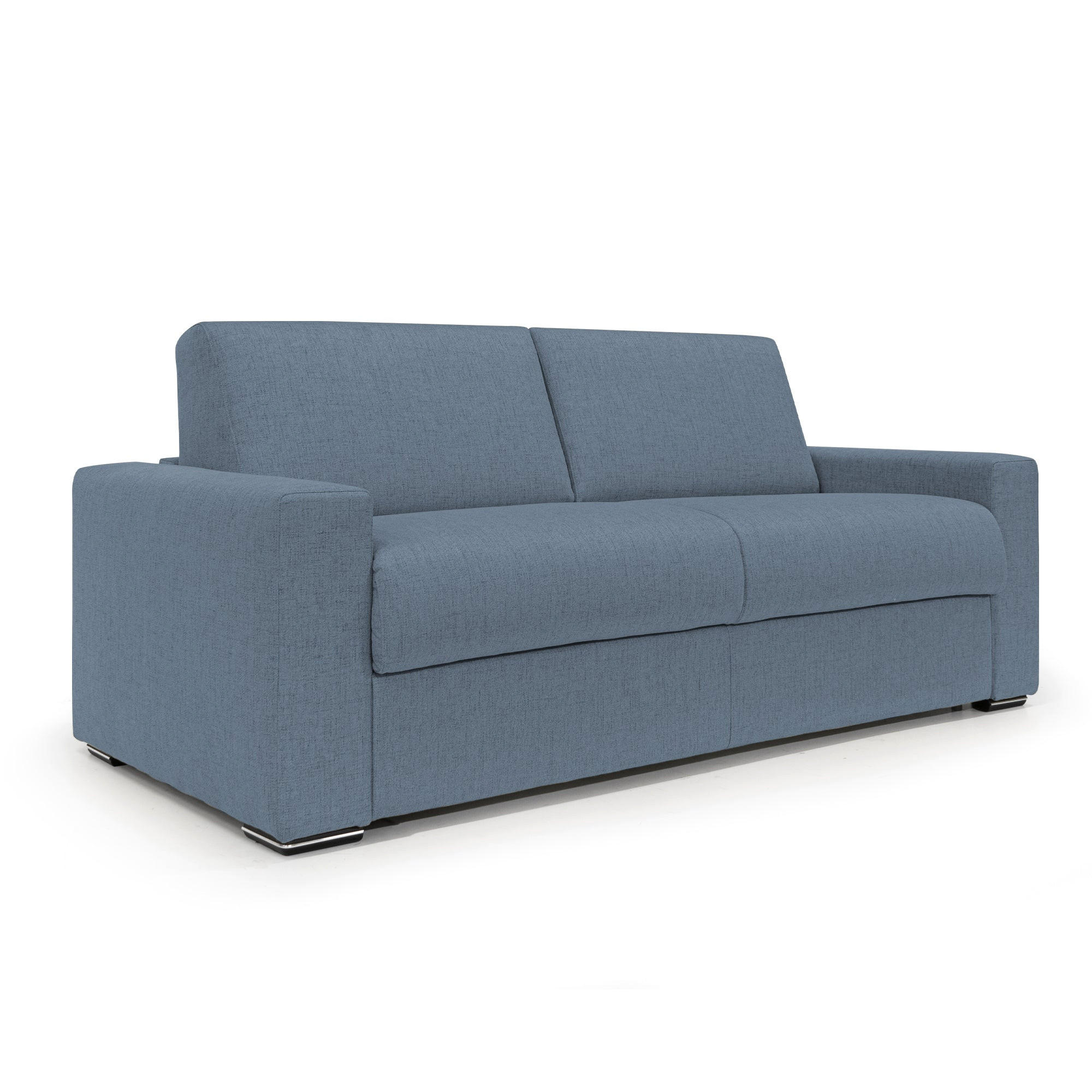SCHLAFSOFA Nixon - Blau, Textil (200/93/96cm) - Divani.store