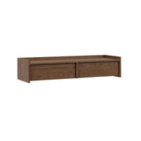 KONSOLE Japandi Dunkles Holz - Braun, Holzwerkstoff (105/21.5/34cm) - Petits-meubles