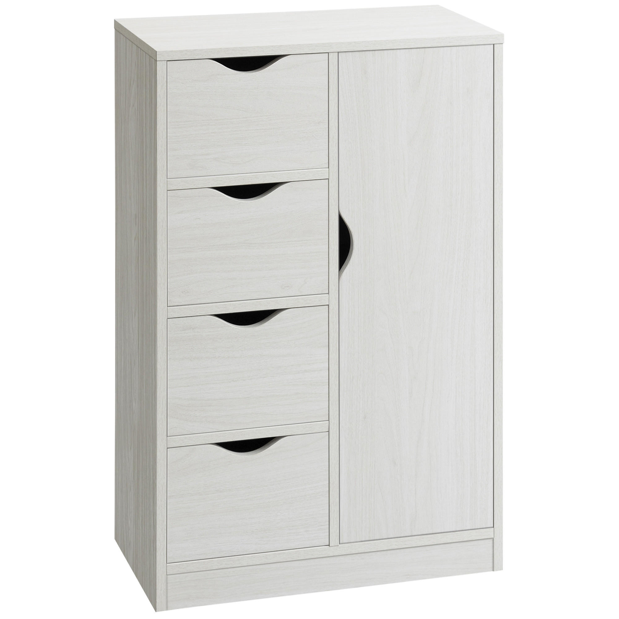 Pangivo Kommode Weiß 29x83x54 cm