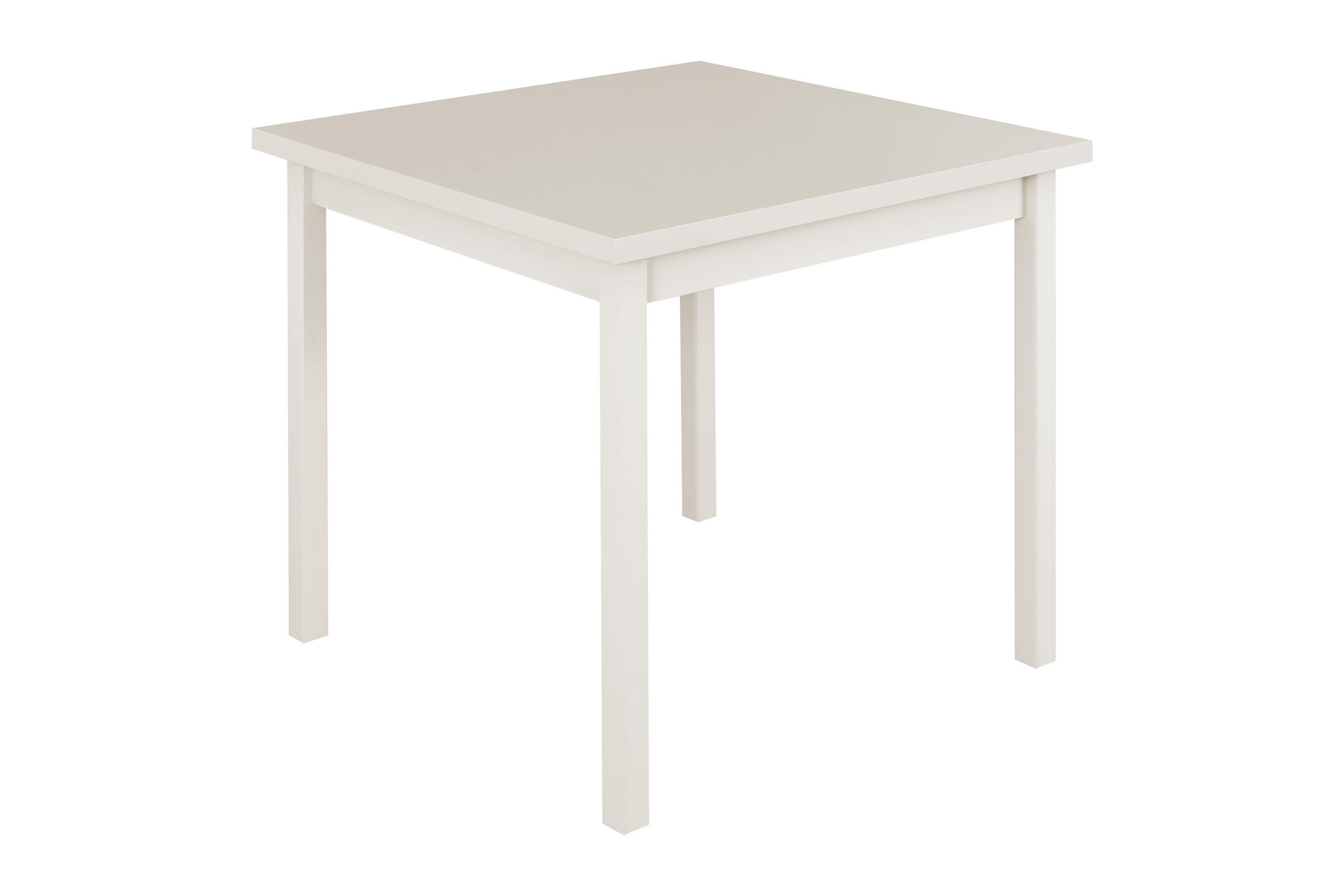 ESSTISCH Max 9 - Beige/Cappuccino, Holz (80/80/78cm) - Leaf Design