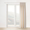 FERTIGVORHANG mit Schlaufenband ecru 140 x 280 cm - Ecru, Textil (140/280/1cm) - Dekoria
