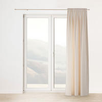 FERTIGVORHANG mit Schlaufenband ecru 140 x 280 cm - Ecru, Textil (140/280/1cm) - Dekoria