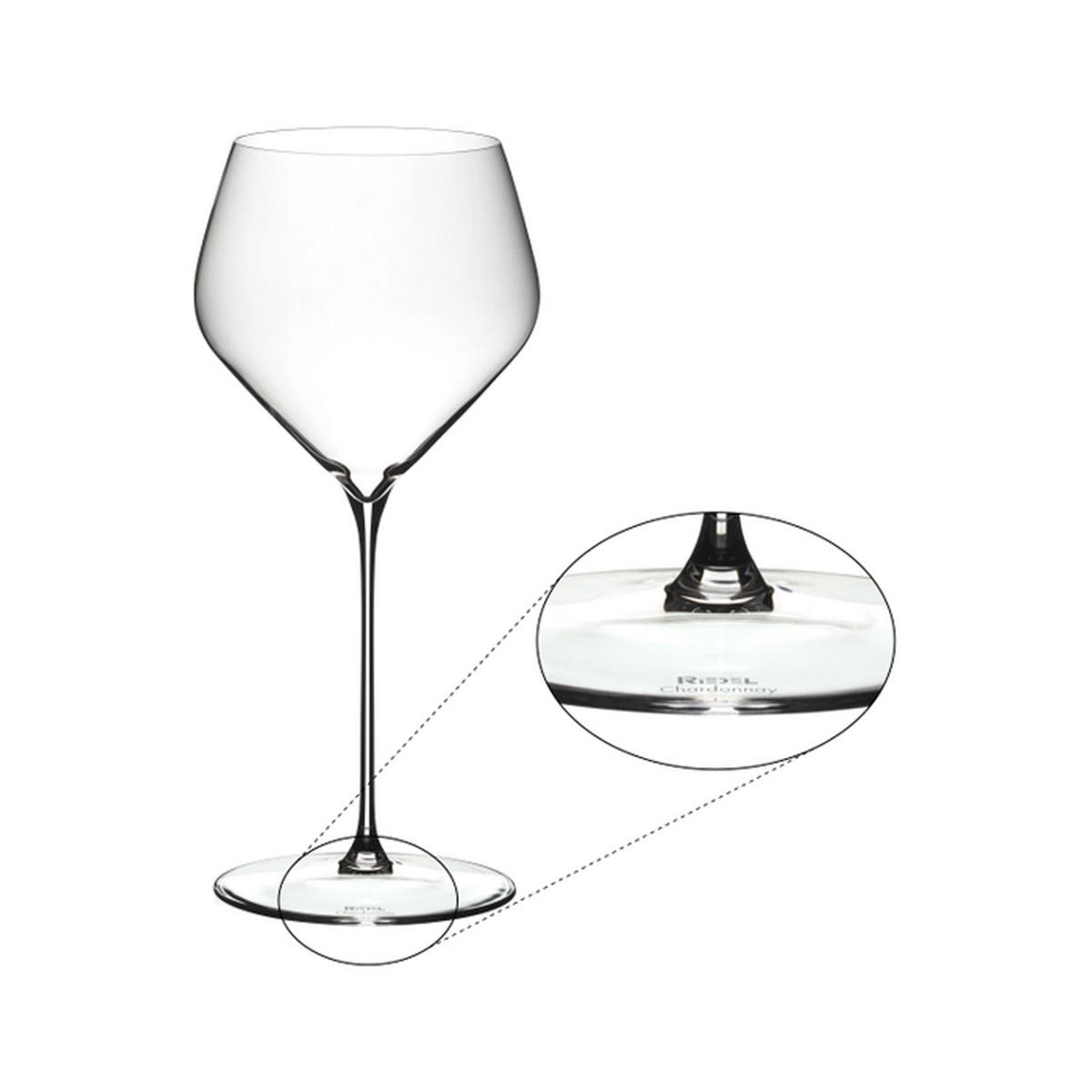 CHARDONNAY WEINGLÄSER Veloce transparent 690 ml 2er Set - Transparent, Glas (0.69L) - Riedel