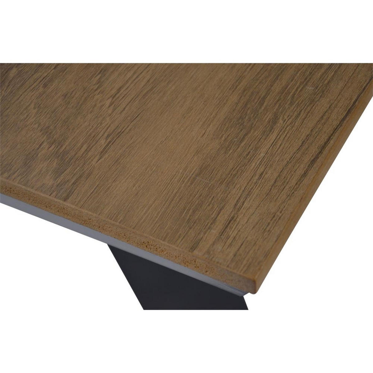 PICKNICK-SET Arezzo - Anthrazit - 200/89/75 cm - Dunkelgrau, Metall - Lesli Living