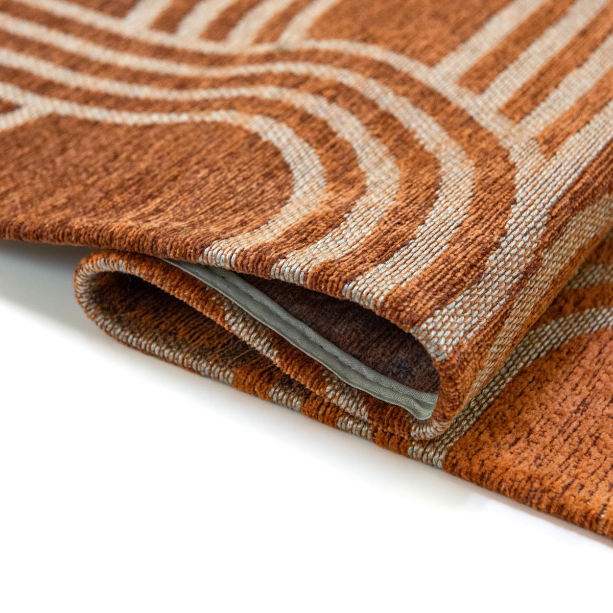 TEPPICH Disco Red Pepper 170/240 cm - Rot, Textil (170/240cm) - Lola&Moi