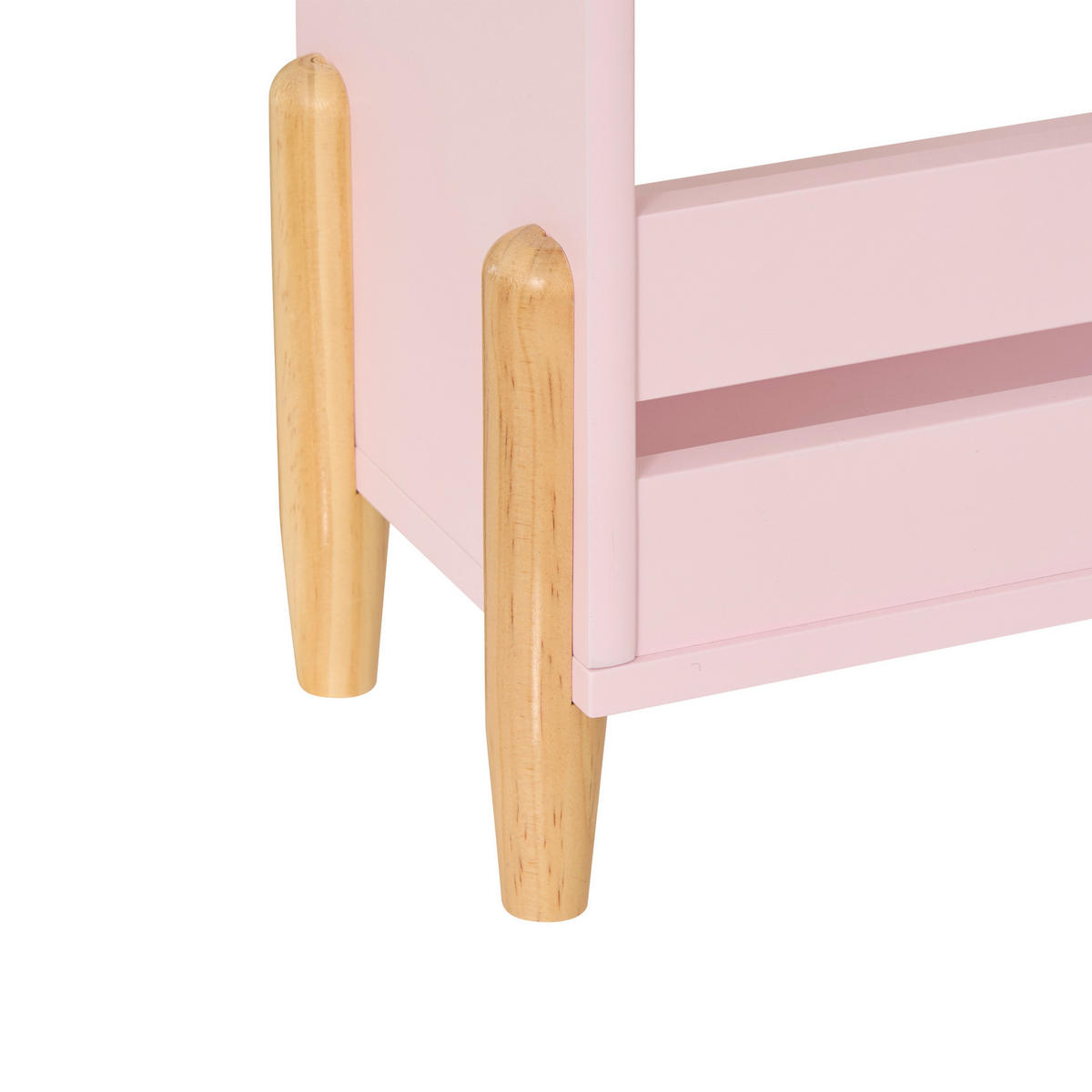 KINDER-BÜCHERREGAL Fjella 61,5/18,5/100 cm - Rosa, Holzwerkstoff (18.5/100/61.5cm) - Atmosphera for kids