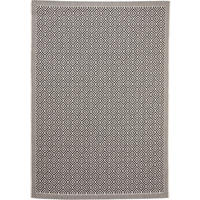 OUTDOORTEPPICH Cleo Weiß/Schwarz 240x340 cm - Weiß, Textil (240/340cm) - benuta Nest