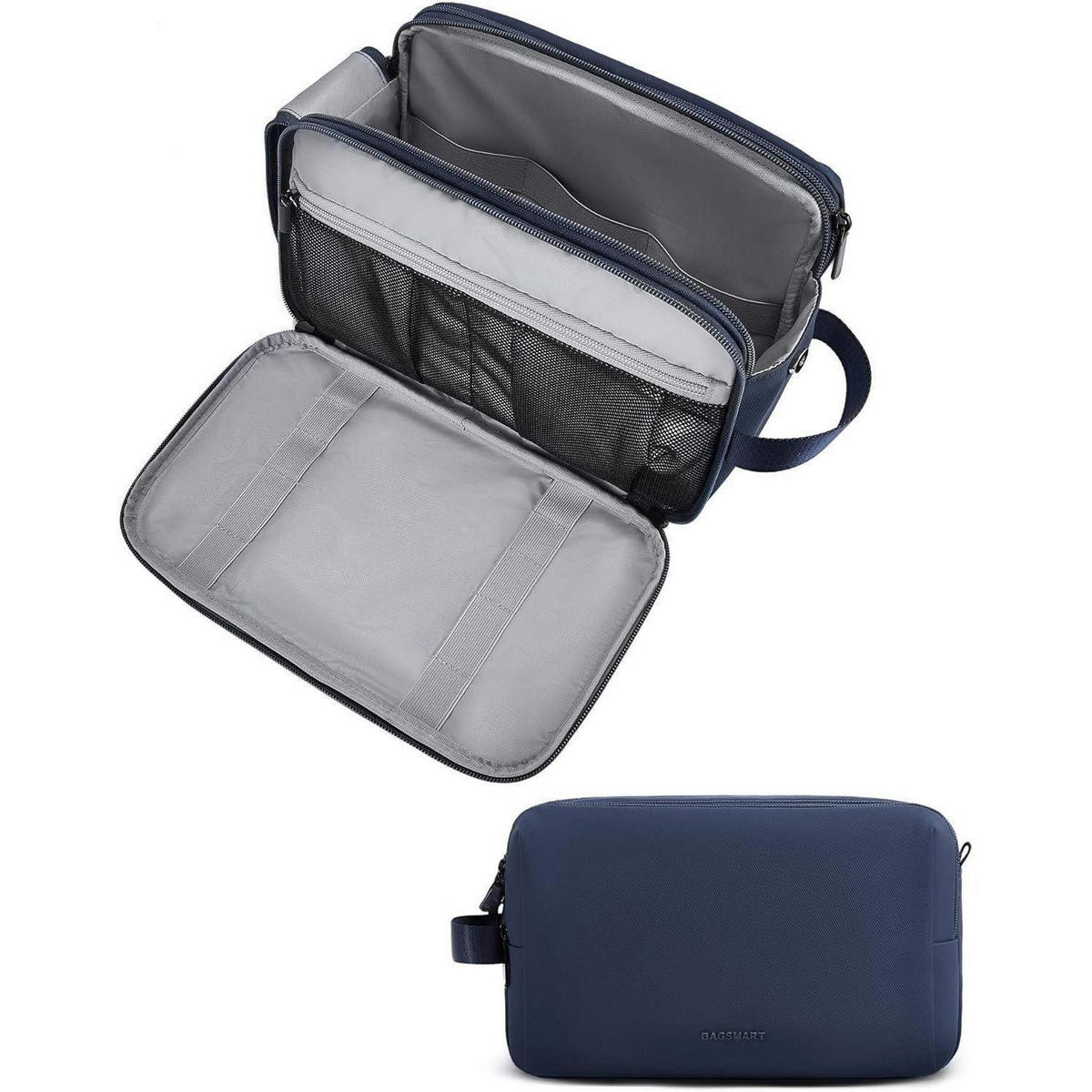 KULTURTASCHE Large Blau - Blau, Kunststoff (7/6.5/15.1cm)
