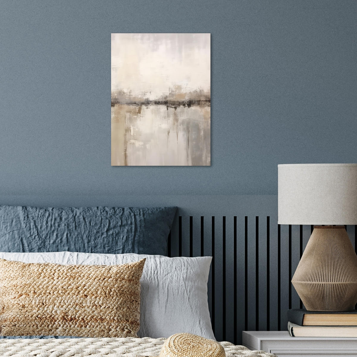 POSTER Moderne Kunst - Abstrakt - Beige 30x40 cm - Beige, Papier (30/40/0.1cm) - MuchoWow