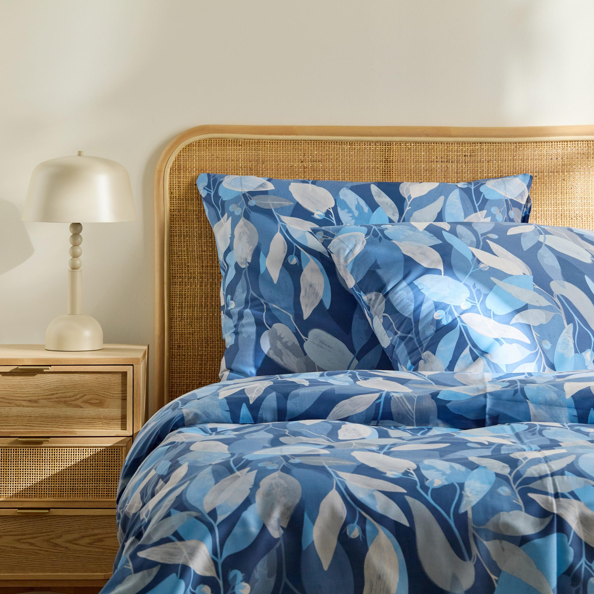 BETTWÄSCHE Azurella - Dunkelblau, Textil (200/220cm) - home&you