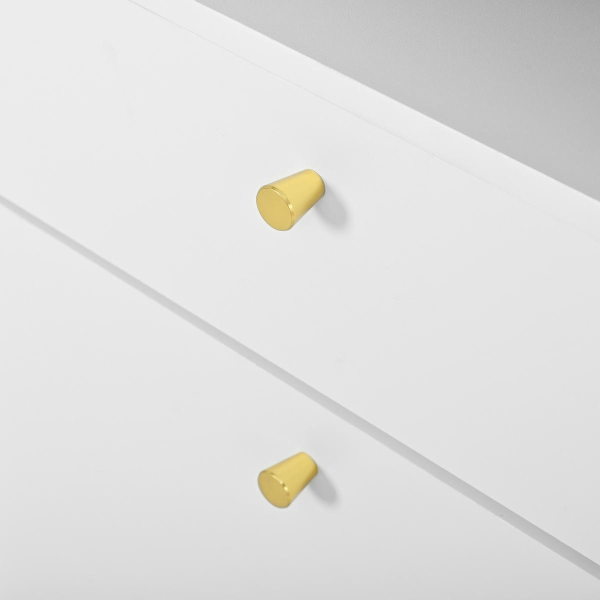 SCHUHSCHRANK aus Spanplatte 105x25x151.5cm in Weiß mit LED-Beleuchtung - Weiß, Holzwerkstoff (105/151.5/25cm) - Modfu