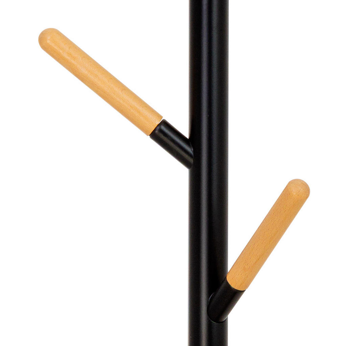 GARDEROBE aus metall - Schwarz, Metall (34/175/34cm) - Wanderlust