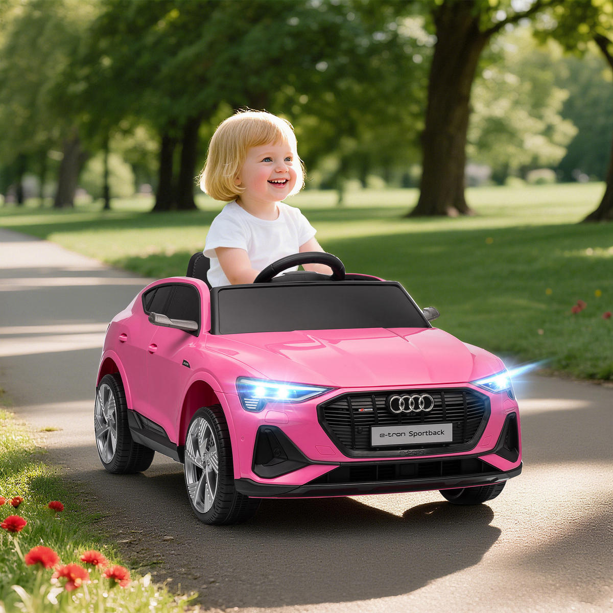 FAHRZEUGE zum Draufsitzen Rosa 108.0/60.0/47.0cm - Rosa, Kunststoff (108/60/47cm)
