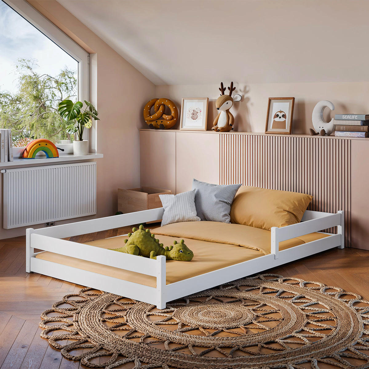 BETT 120/200 Lily Weiß - Weiß, Holz (120/200cm) - Petits-meubles