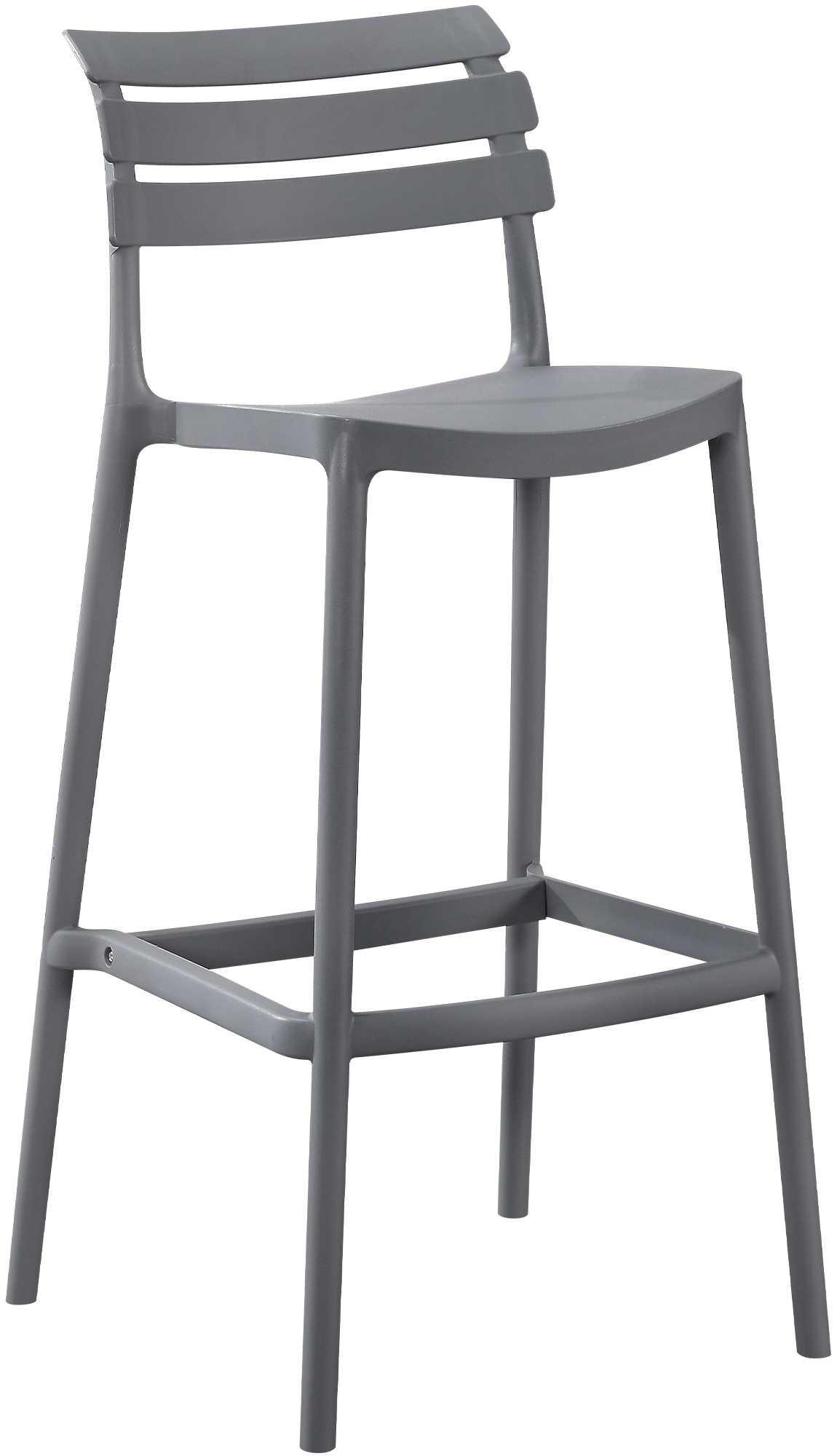BARHOCKER Kunststoff Dunkelgrau - Dunkelgrau, Kunststoff (49/99/50cm) - CLP