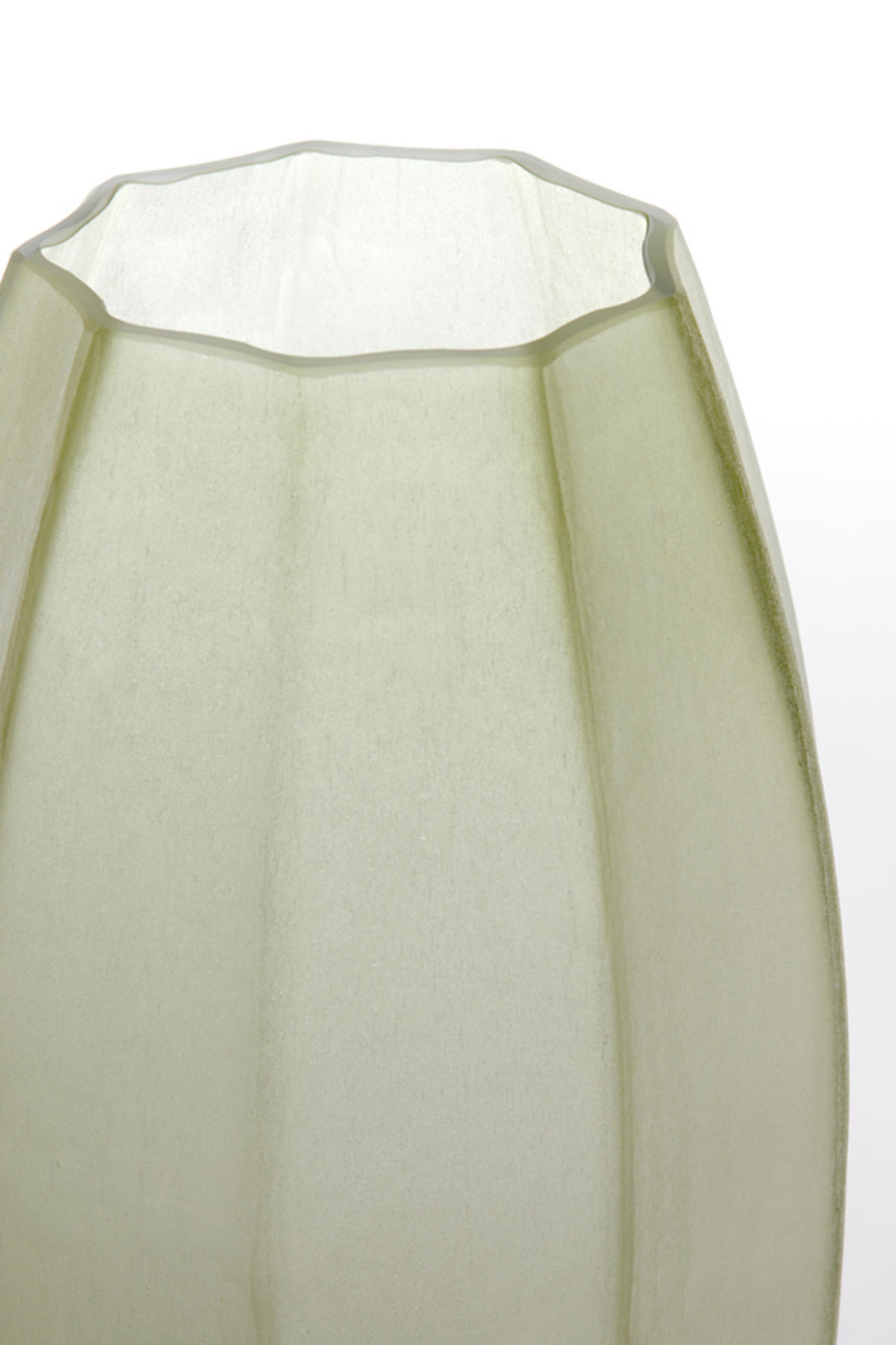 VASE Bradley Grün Ø23/38 cm - Grün, Glas (23/38cm) - Light & Living