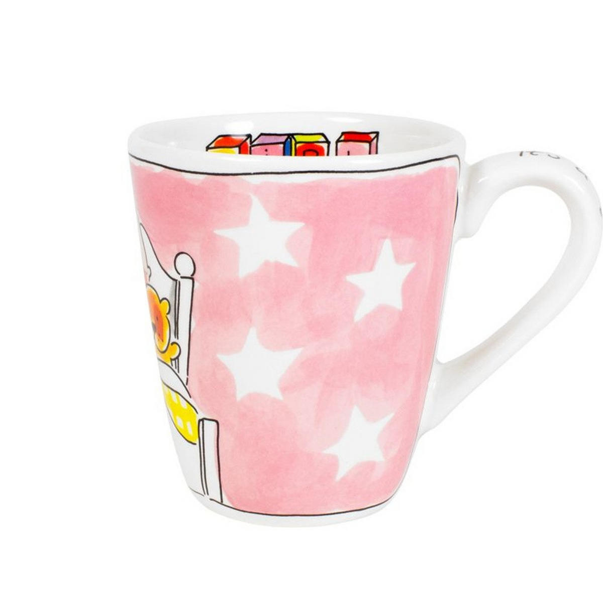 BECHER Es ist ein Mädchen in Bunt - 350 ml - Multicolor, Keramik (0.35L) - Blond Amsterdam