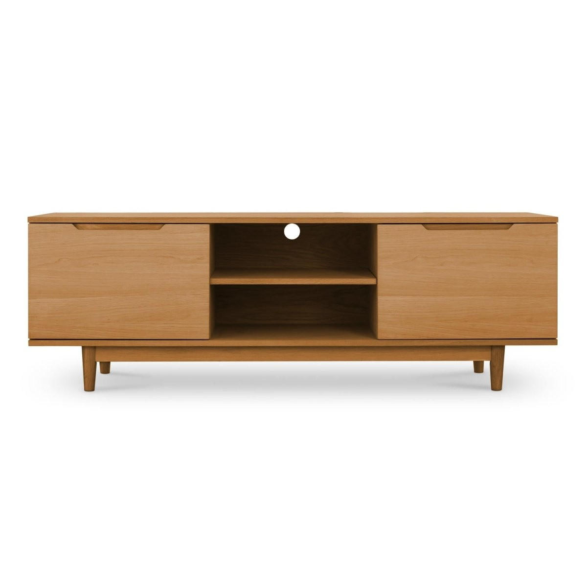 TV-ELEMENT Wildeiche - Honigeiche/Eichefarben, Holz/Holzwerkstoff (160/53/45cm) - Furnhouse