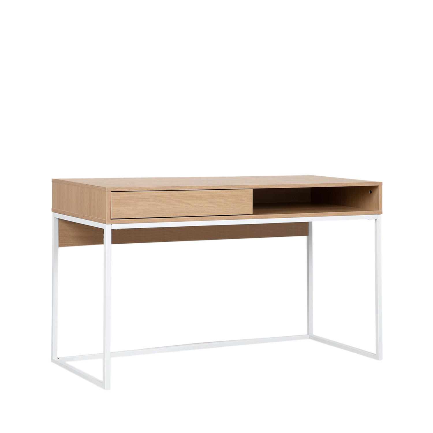 SCHREIBTISCH Aidan Natürlich 120 cm x 78 cm - Naturfarben, Holzwerkstoff (50/120/78cm) - Klast Home