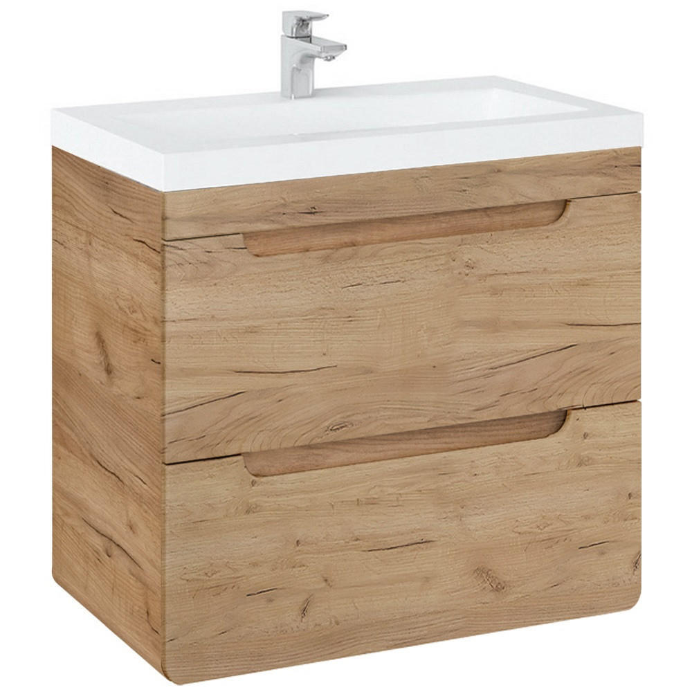 WASCHTISCH Luton-56 - Braun, Holzwerkstoff (61/63/46cm) - Lomado