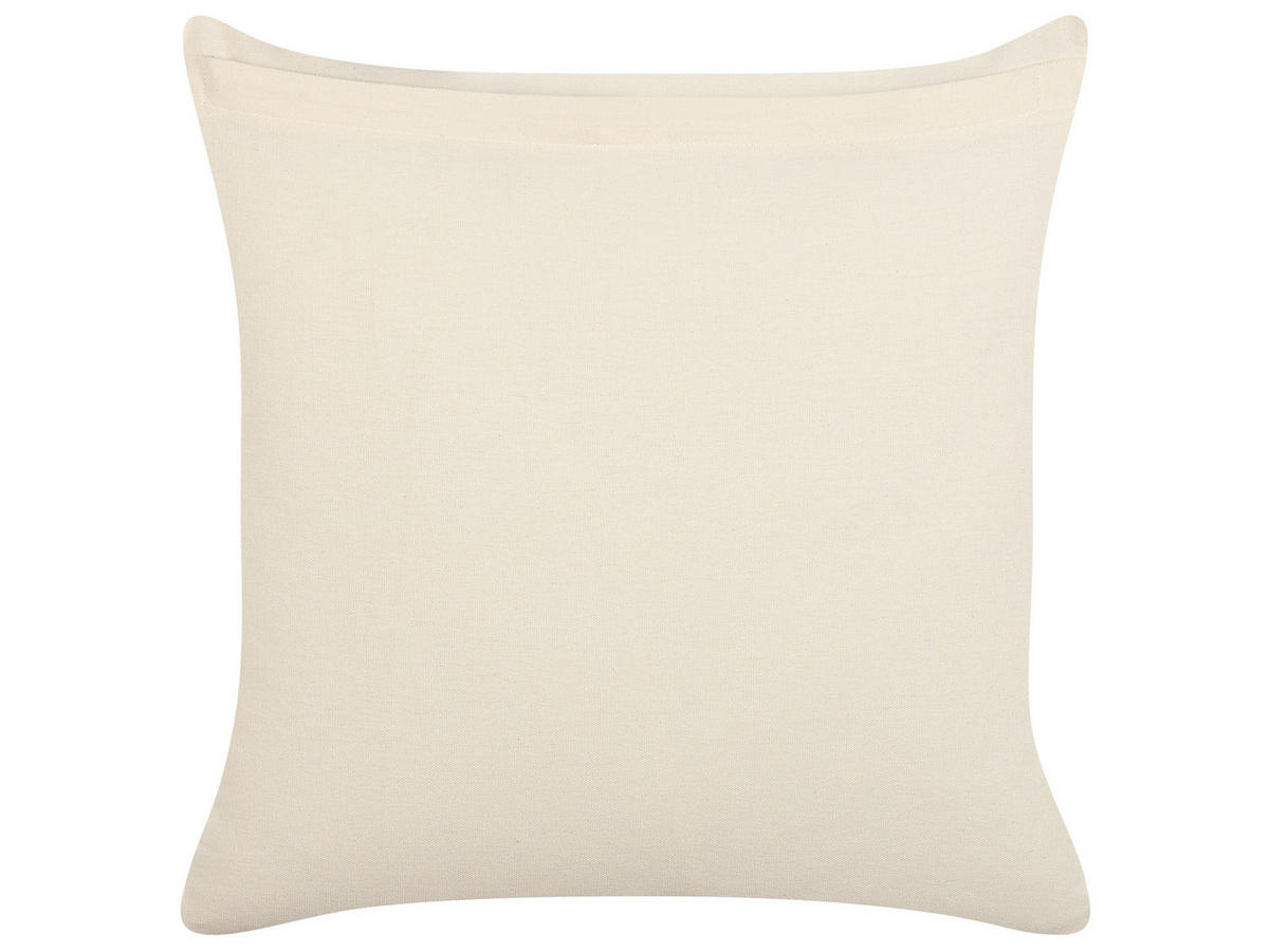 DEKOKISSEN 2er-Set Cremeweiß 45/45 cm Myrica - Ecru, Naturmaterialien/Textil (45/45cm) - Beliani