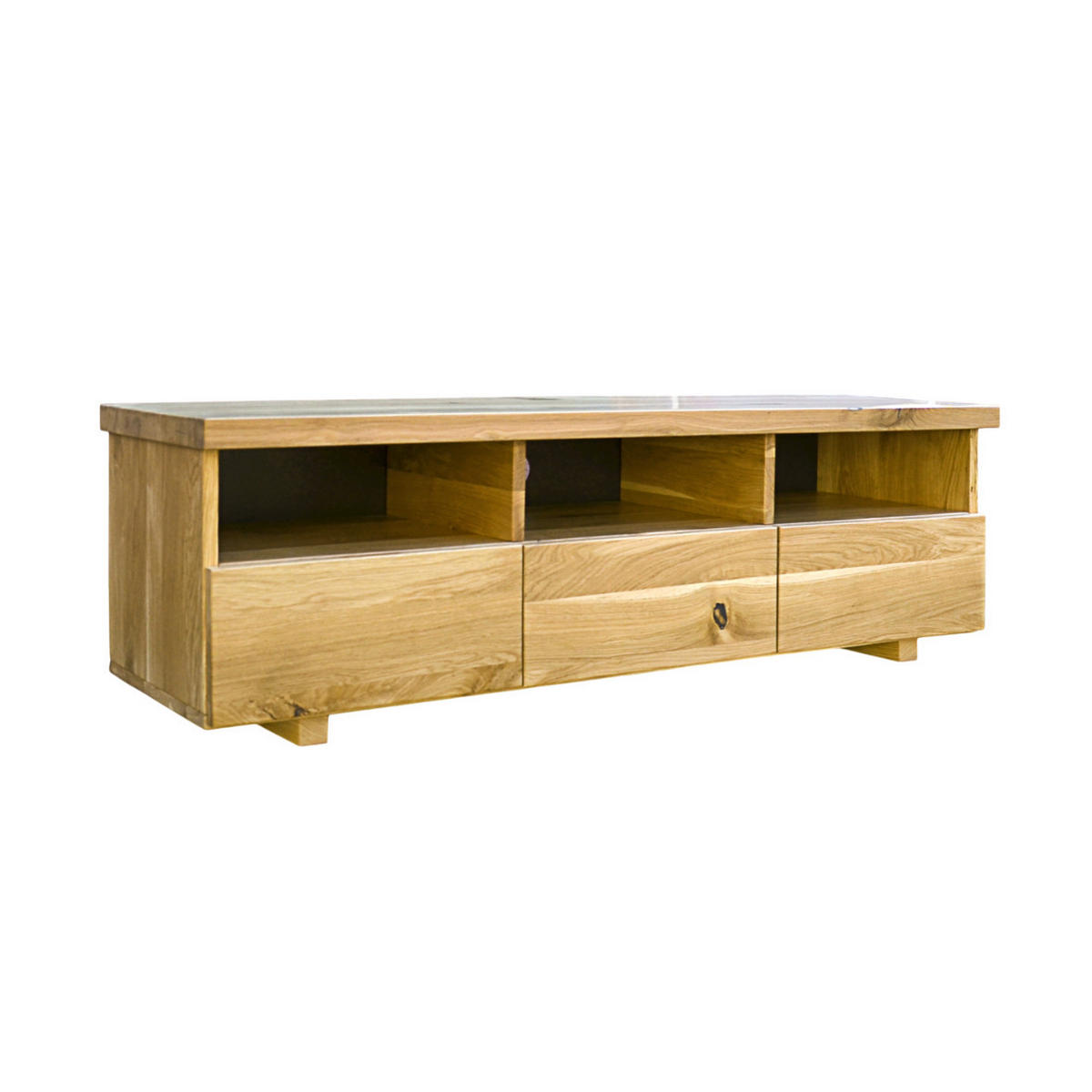 TV-SCHRANK aus Eichenholz DENAR - Eichefarben, Holz (140/45/45cm) - Rawood Furniture