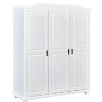 KLEIDERSCHRANK weiß - Weiß, Holzwerkstoff (150/180/56cm) - ebuy24